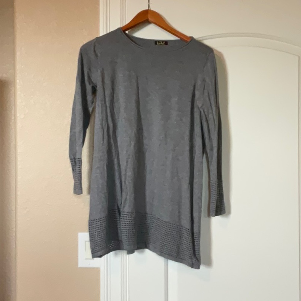 Lola dark gray cardigan, small